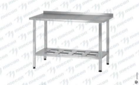 Полка-надстройка настольная ПННн - 600*300*400 "Norma Inox", нерж., 1 уровень