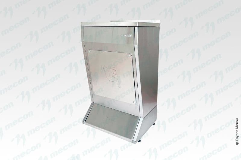 Рукомойник технологический педальный РТПб - 500*400*860 "Base", борт, отв. д/смесит. 