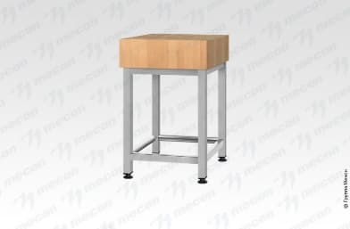 Подставка для рубки мяса ПДМп - 500*500*800 "Profi Inox"