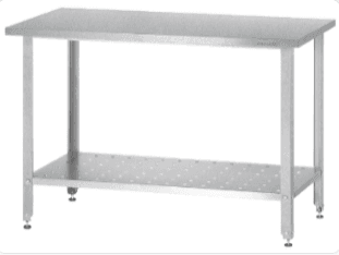 Стол производственный СПРр - 1200*600*860 "Retail" (столешница цинк)
