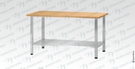 Стол кондитерский СПРн - 1200*600*860 "Norma Inox", бук/40 (полка-обвязка разборная; ножка профильная, тр. 40*40)