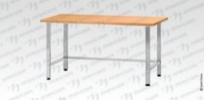 Стол кондитерский СПРн - 1200*600*860 "Norma Inox", бук/40 (полка перфорация; ножка профильная, тр. 40*40)